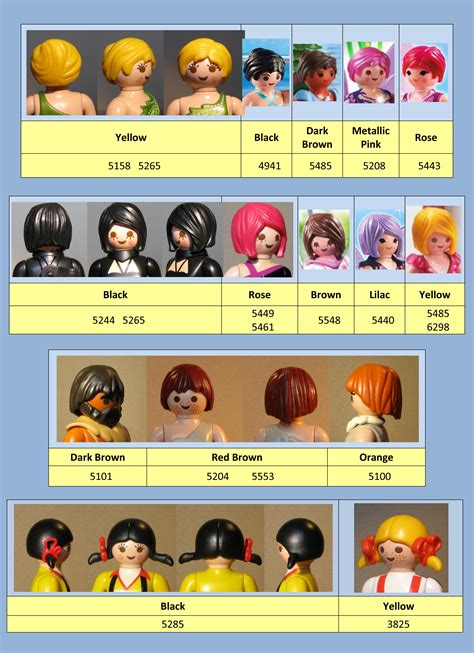 playmobil hair|More.